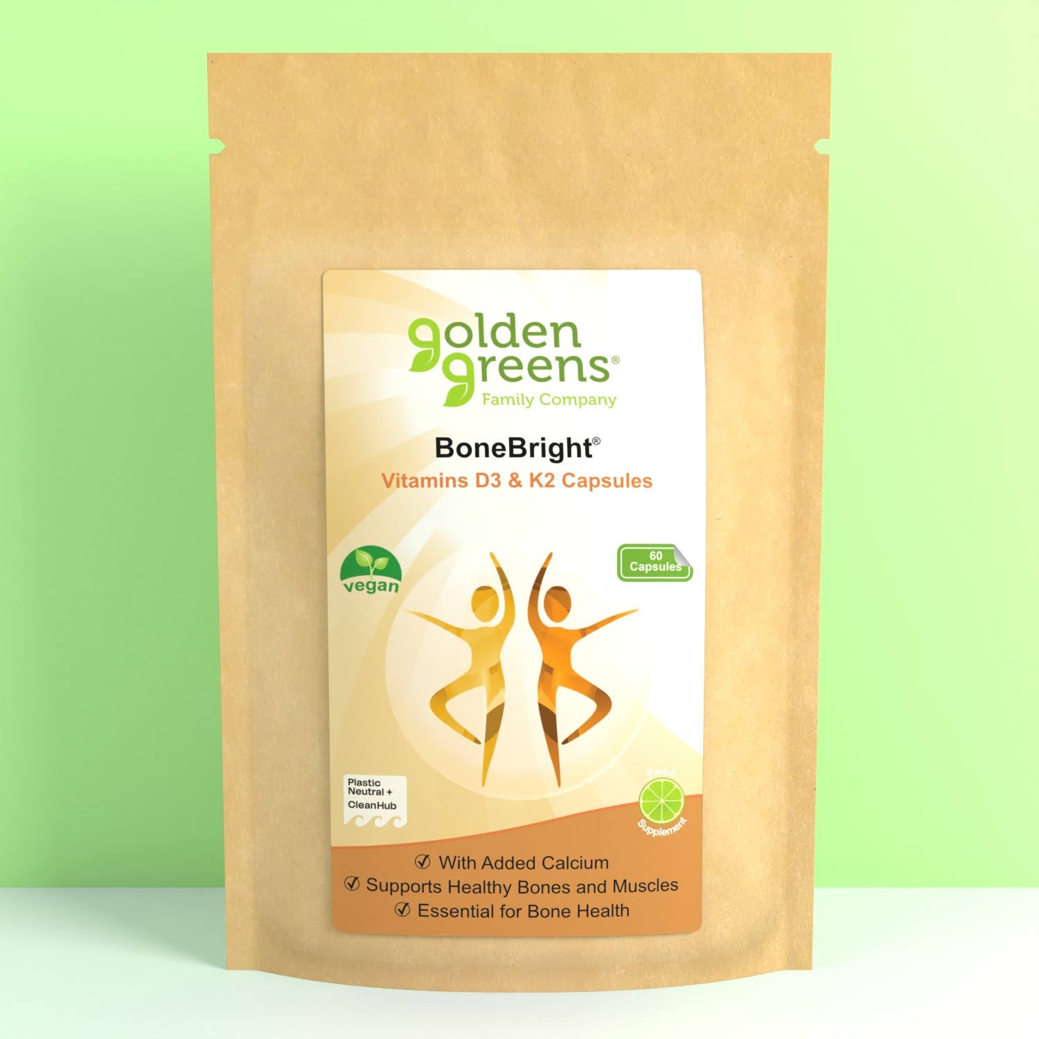Vitamin D3 & K2 with Calcium capsules - BoneBright®