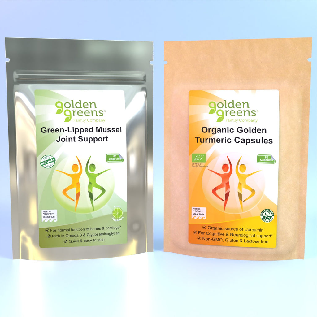 Organic Golden Turmeric and Green-Lipped Mussel Joint Support