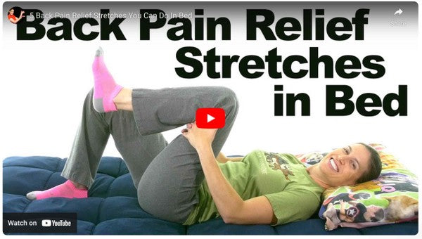 How to relieve back pain in bed