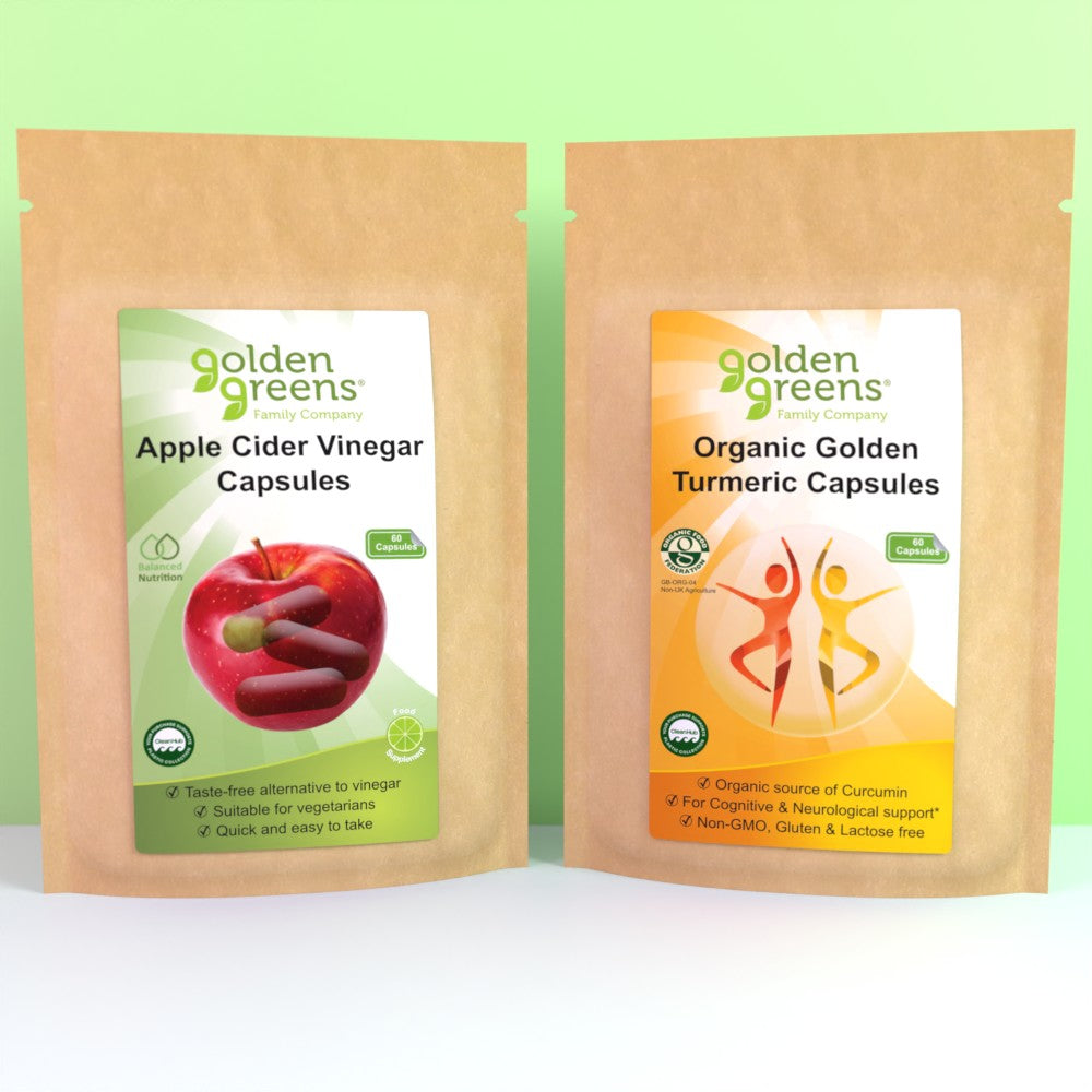 Apple Cider Vinegar & Organic Golden Turmeric Capsules