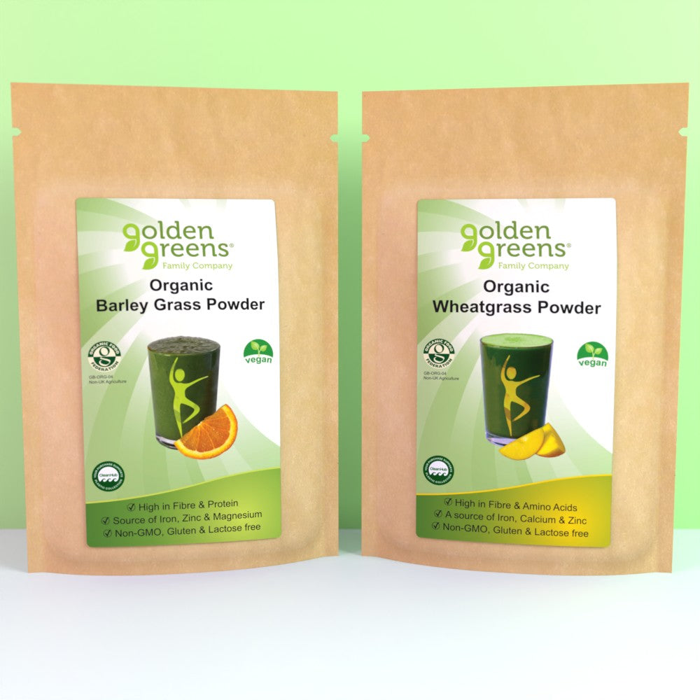 Organic Barley Grass & Wheatgrass Powders