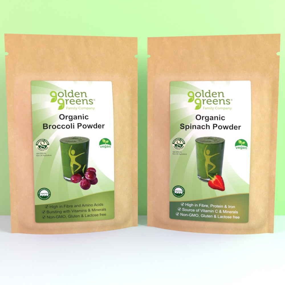 Organic Broccoli and Spinach