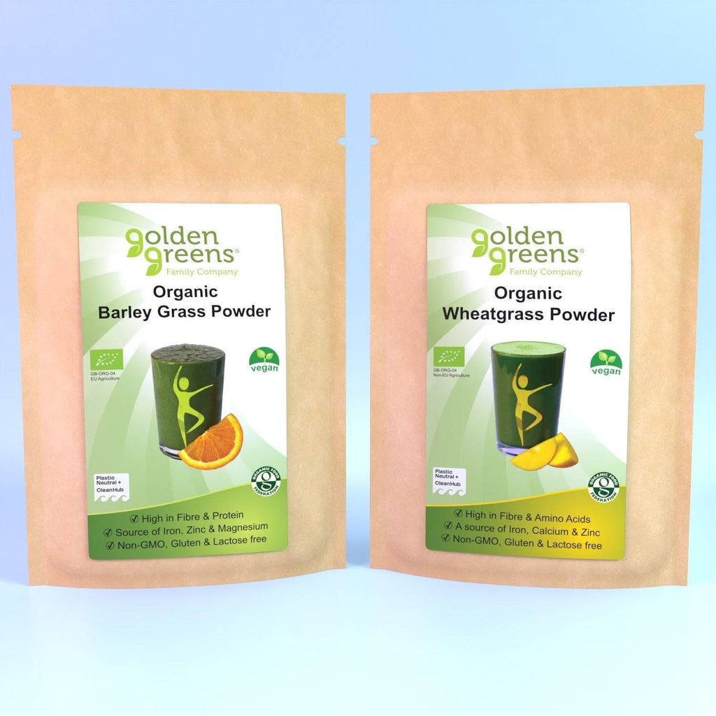 Organic Barley Grass & Wheatgrass Powders