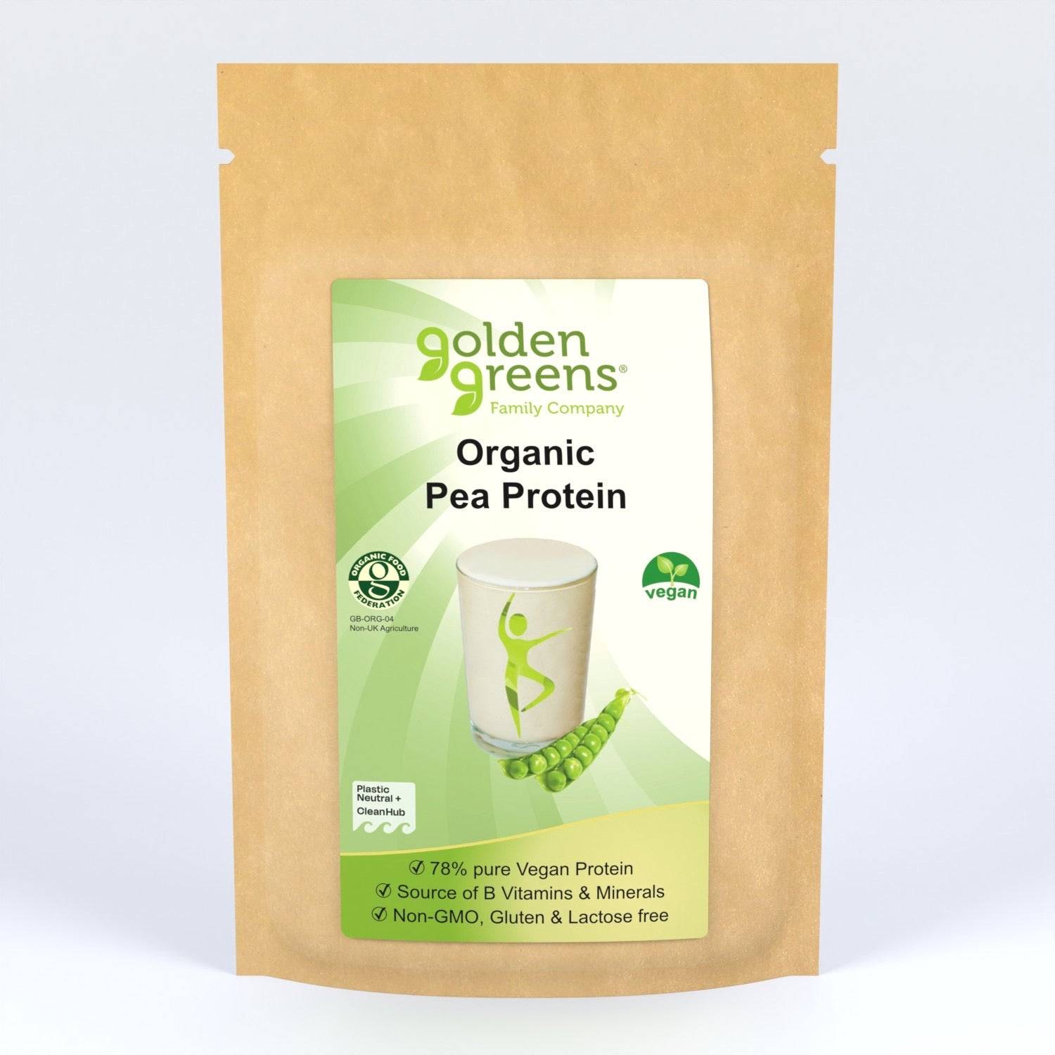 Organic Pea Protein  protein powder by Golden Greens