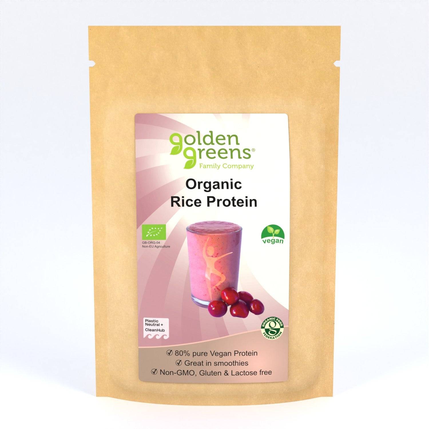 Organic Rice Protein protein powder by Golden Greens